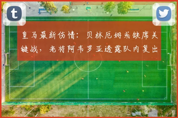 皇马最新伤情：贝林厄姆或缺席关键战，老将阿韦罗亚透露队内复出时间表